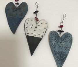 Heart tree decorations