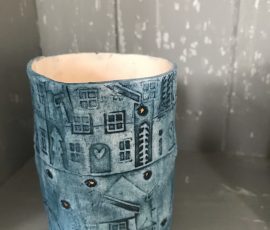 Porcelain paperclay tea lights